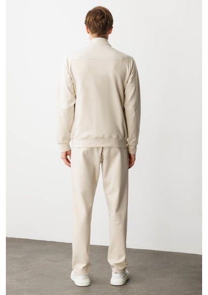 Erkek Hakim Yaka Eşofman Üstü A.ekru fırsatları