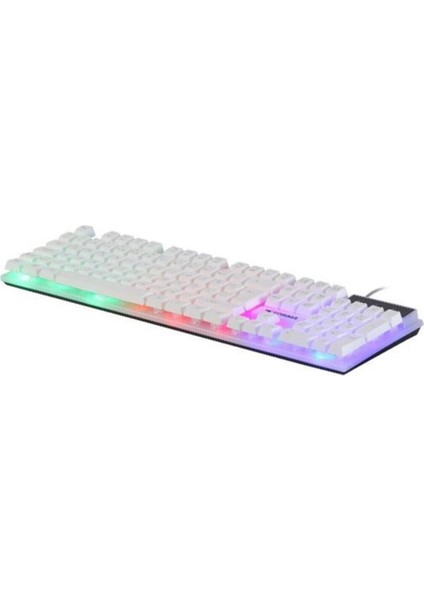 Kablolu Gaming Klavye Beyaz Işıklı