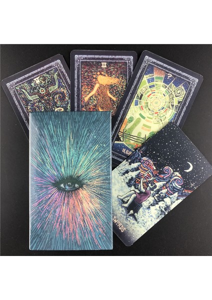 78 Adet TT05 Stili Altın Şafak Tarot Kartları Aile Partisi Için Masa Oyunları Oyun Kartı Güverte Kehanet Kader Masa Oyunu Hediyeler (Yurt Dışından)