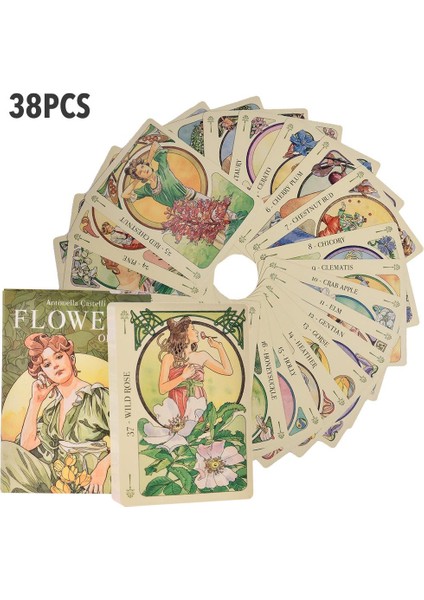 38 Adet Tarzı Şamanik Şifa Oracle Kartları Ingilizce Vesion Tarot Kartı Parti Çocukları Için Oyun Kartları Kişisel Kullanım Için Yetişkin Masa Oyunu Pdf (Yurt Dışından)