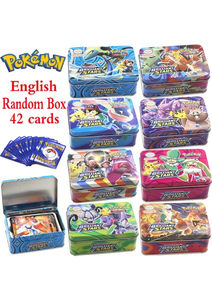 Ingilizce Rastgele 1 Kutu Stili Pokémon Pokémon 25. Yıldönümü Kutlaması Ultra Nadir Pokémon Set 42 Kart (Yurt Dışından)