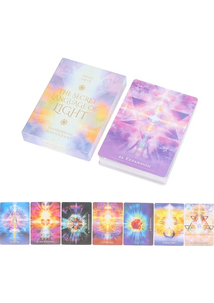 Oracle Card Board Deste Oyunları Parti Oyunu Için Palying Kartları Oracle Işığın Gizli Dili Tarot (Yurt Dışından)