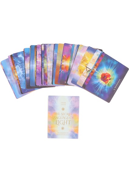 Oracle Card Board Deste Oyunları Parti Oyunu Için Palying Kartları Oracle Işığın Gizli Dili Tarot (Yurt Dışından) modelleri