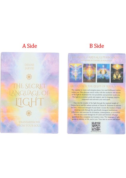 Oracle Card Board Deste Oyunları Parti Oyunu Için Palying Kartları Oracle Işığın Gizli Dili Tarot (Yurt Dışından) fırsatları