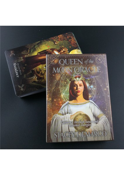 52 Adet TS43 Tarzı Ay Kraliçesi Oracle Kartları Yüksek Li Dayanıklı Eğlenceli Tarot Kartları Aile Partisi Ev Kullanımı Için Güverte Tahta Oyunu Masa Oyunları (Yurt Dışından)