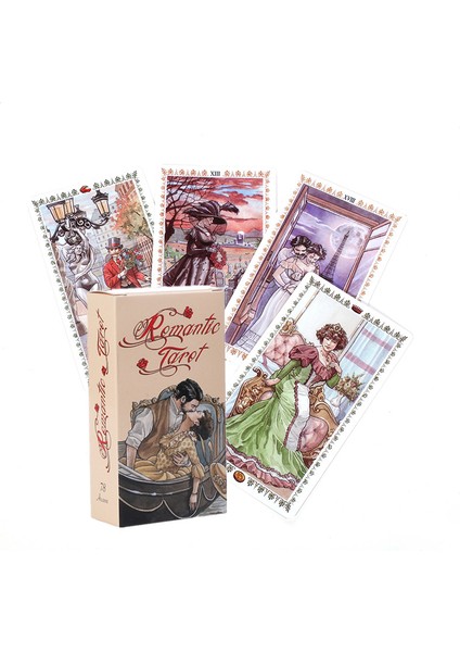 44 Adet TS07 Stili Romantik Tarot Kartları Güverte Oracle Rehberlik Kehanet Kader Ev Oynamak Için Kart Tahta Oyunları Güverte Masa Oyunu Eğlence (Yurt Dışından) modelleri