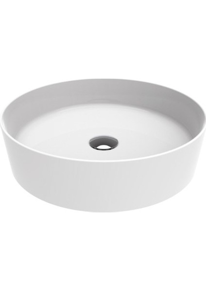 CREAVİT LP140 Loop Tezgah üstü Yuvarlak Çanak Lavabo Ø40 cm