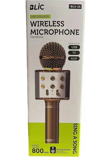 Karaoke Mikrofon USB / Tf Kart / Aux