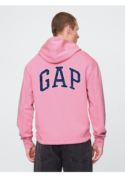 Erkek Pembe Gap Logo Sweatshirt fırsatları