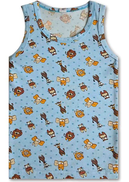 %95 Pamuklu Erkek Çocuk Atlet Fanila Iç Çamaşırı 3lü Set modelleri