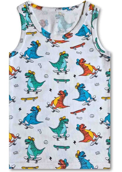 %95 Pamuklu Erkek Çocuk Atlet Fanila Iç Çamaşırı 3lü Set fiyatları