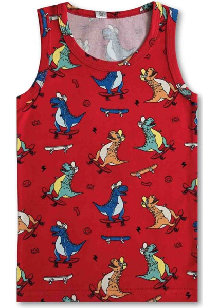 %95 Pamuklu Erkek Çocuk Atlet Fanila Iç Çamaşırı 3lü Set modelleri