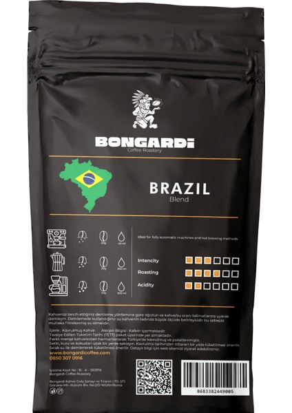 5x200g Brezilya Etiyopya Colombia Guatemala Intense Blend Espresso ve Filtre Kahve Seti indirimleri