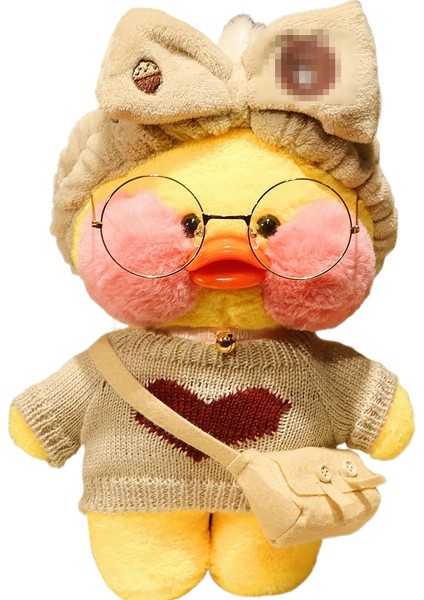 30CM Küçük Sarı Ördek Peluş Oyuncak Bebek Parti Hediyesi (Yurt Dışından)