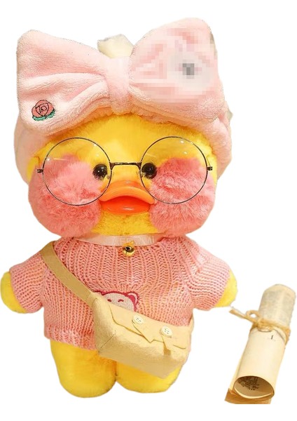 30CM Küçük Sarı Ördek Peluş Oyuncak Bebek Parti Hediyesi (Yurt Dışından)