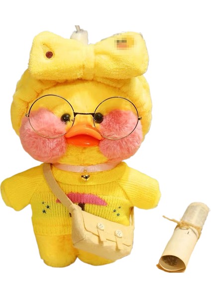 30CM Küçük Sarı Ördek Peluş Oyuncak Bebek Parti Hediyesi (Yurt Dışından)