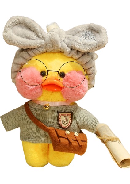 30CM Küçük Sarı Ördek Peluş Oyuncak Bebek Parti Hediyesi (Yurt Dışından)
