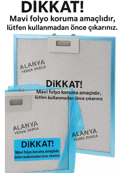 Aspiratör & Davlumbaz Metal Yağ Filtresi x 258X224MM, O10