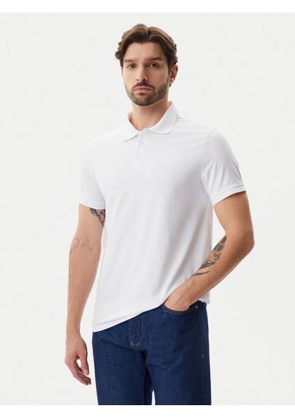 Calvın Kleın Ss Smooth Cotton Solıd Polo Polo Yaka T-Shirt