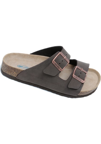 KS10260SK Kifidis Soft Step Kadın Çift Bantlı Mantar Terlik 36-41 modelleri
