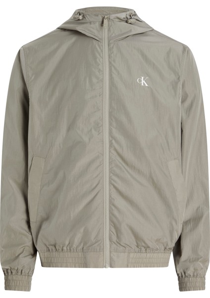 Calvın Kleın Nylon Hooded Wındbreaker Mont