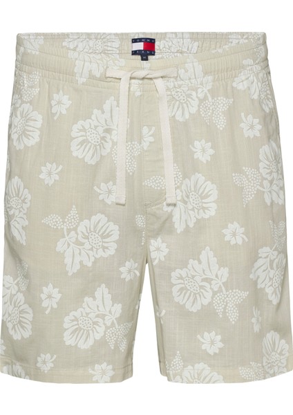 Tommy Hılfıger Tjm Slub Aop Beach Short Ext Şort