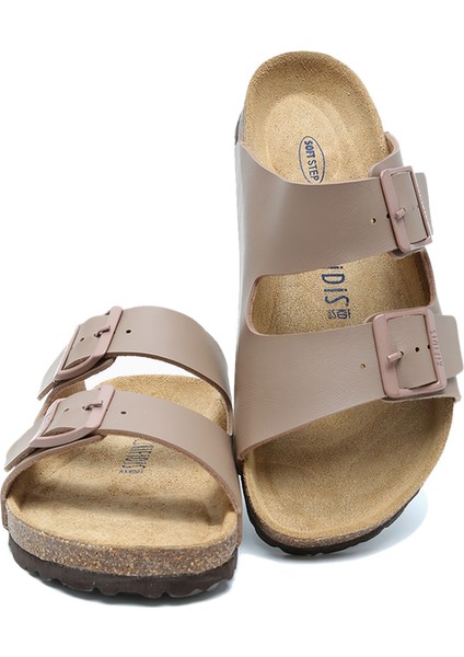 KS10260SK Kifidis Soft Step Kadın Çift Bantlı Mantar Terlik 36-41 fiyatları