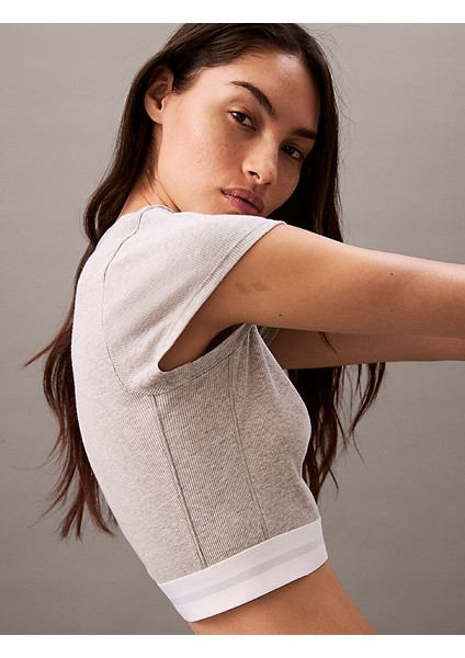 Calvın Kleın Rıb Crop Tee T-Shirt fiyatları