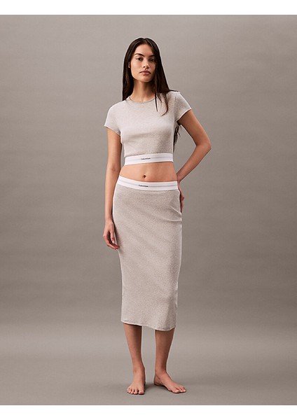 Calvın Kleın Rıb Crop Tee T-Shirt indirimleri