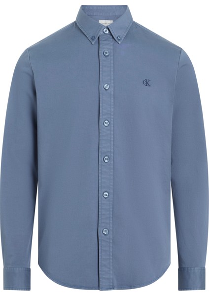 Calvın Kleın Garment Dye Cotton Twıll Shırt Gömlek