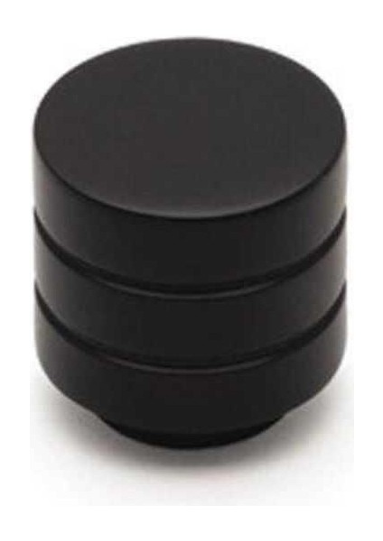 Düğme Mobilya Kulbu Siyah Renk 26MM Kulp (SY1474 0026 Al6)