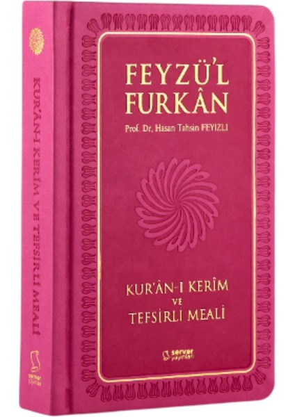 Feyzü'l Furkan Kur'an-I Kerim ve Tefsirli Meali (Sempatik Cep Boy - Ciltli) Pembe