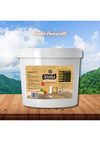 Sütlü Fındık Kreması Parçacıklı 5kg %30 Fındıklı