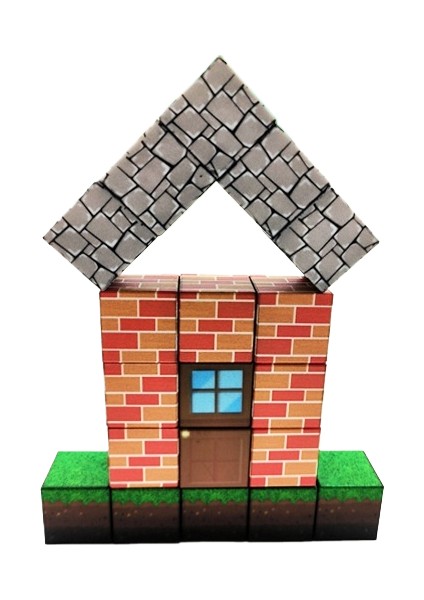 Benim Dünyam Manyetik Küp Yapı Taşı Oyuncakları (Yurt Dışından)