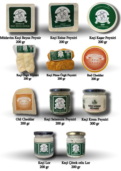 Çoklu Peynir Paketi