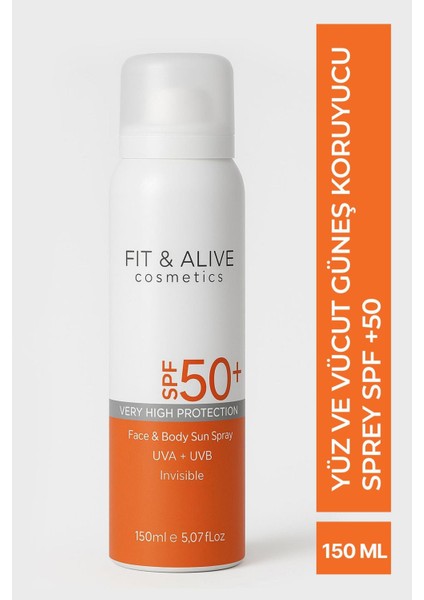 Fitalive 50+ Spf Güneş Spreyi