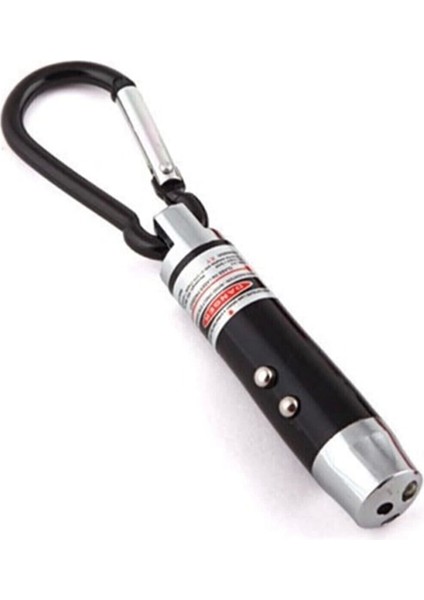 El Feneri Anahtarlık Işıklı Anahtarlık 3 Fonksyonlu Lazer LED Fener