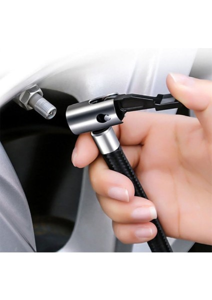Kablosuz Güçlü Hızlı Doldurma Şarjlı Fenerli Kompresör Araç Lastik Şişirme Pompası Araba Motor Için