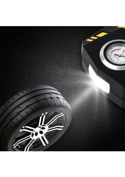 Kablosuz Güçlü Hızlı Doldurma Şarjlı Fenerli Kompresör Araç Lastik Şişirme Pompası Araba Motor Için indirimleri