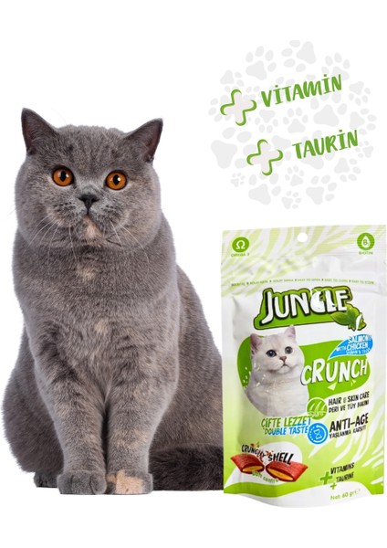 Crunch Kedi Ödül Maması Deri ve Tüy Bakımı - Yaşlannma Karşıtı 60 Gr. fiyatları