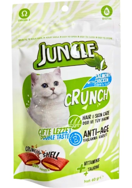 Crunch Kedi Ödül Maması Deri ve Tüy Bakımı - Yaşlannma Karşıtı 60 Gr. modelleri