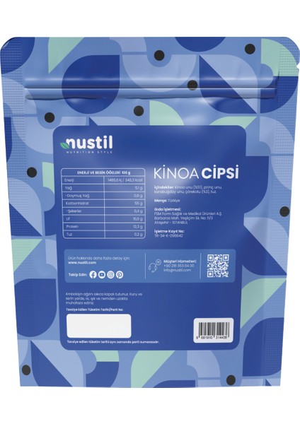 Çörek Otlu Kinoa Cipsi 35 gr