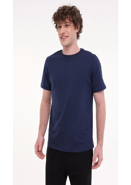 MB PAM C 11SN220 5FX Lacivert Erkek Kısa Kol T-Shirt 101938831