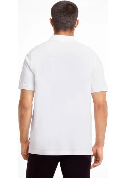 Essential Pique Polo Erkek Beyaz Günlük Stil Polo T-Shirt 58667402 indirimleri