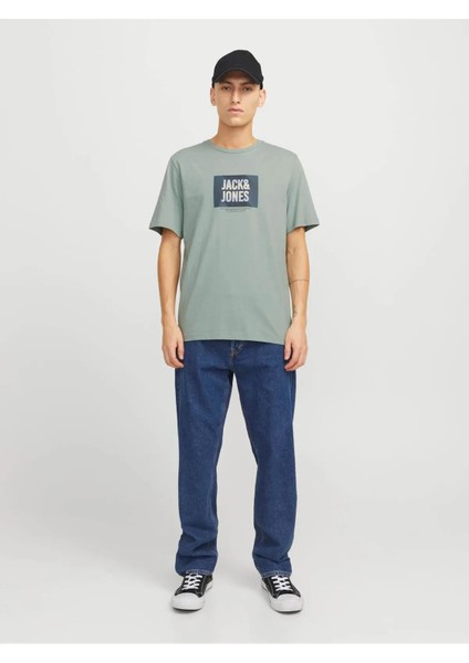 Erkek Lacivert Jjhudson Tee Ss Crew Neck Ln T-shirt 12268477