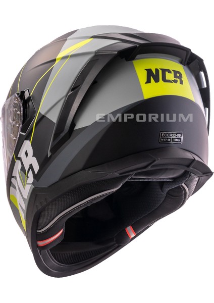 Emporium Ncr Stream Full Face Siyah Vizörlü Kapalı Kask (Ece-06) modelleri