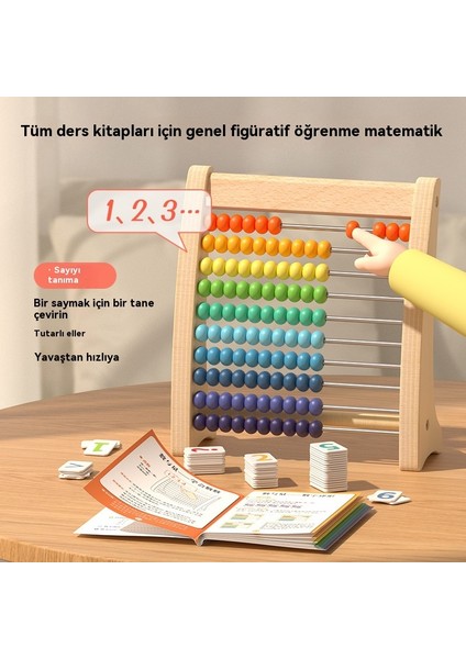 Çocuk Matematik Hesaplama Rafı - Anaokulu, Montessori Toplama ve Çıkarma Eseri - Aritmetik Çubuk, Öğretim Yardımcıları ve Oyuncaklar (Yurt Dışından)