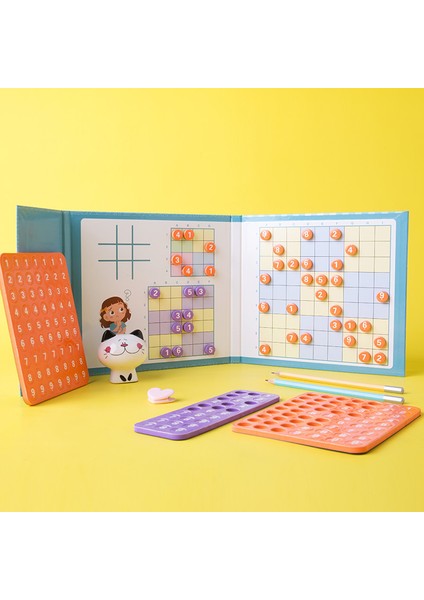 Manyetik Sudoku - Masa Oyunu - Mantıksal Düşünme Eğitimi - Çocuk Erken Eğitim Oyuncakları (Yurt Dışından)