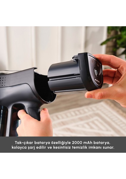 Vantuz Power Up 25 W Dikey Süpürge Rosegold