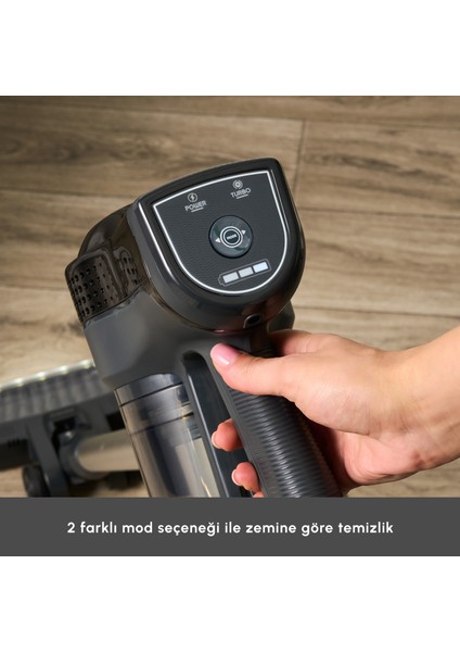 Vantuz Power Up 15 W Dikey Süpürge Black